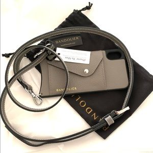 NWT Bandolier Case Gray Leather IPhone XS Max